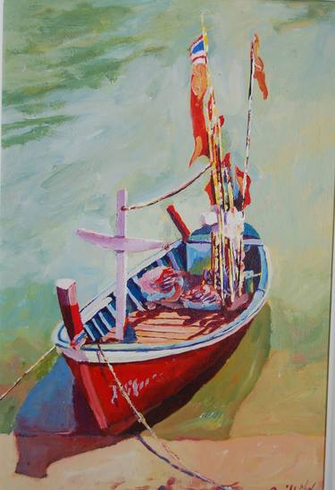 Original Boat Paintings by David Wilcox