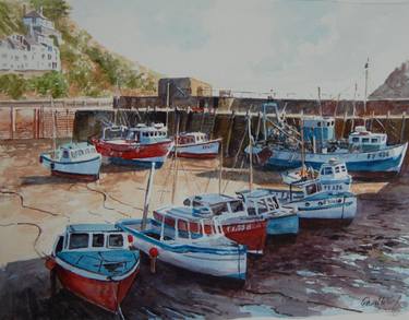 Original Boat Paintings by David Wilcox