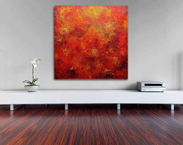 Original Abstract Painting by Artist Viorel