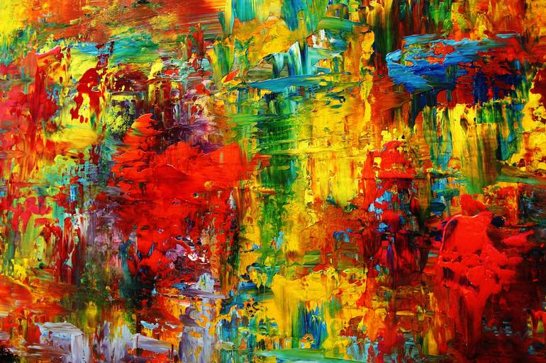 Original Realism Abstract Painting by Artist Viorel