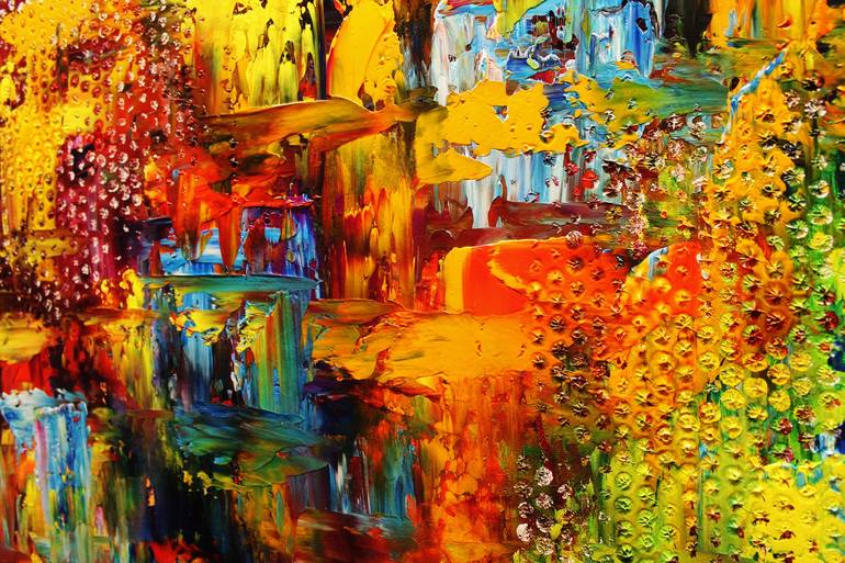 Original Realism Abstract Painting by Artist Viorel