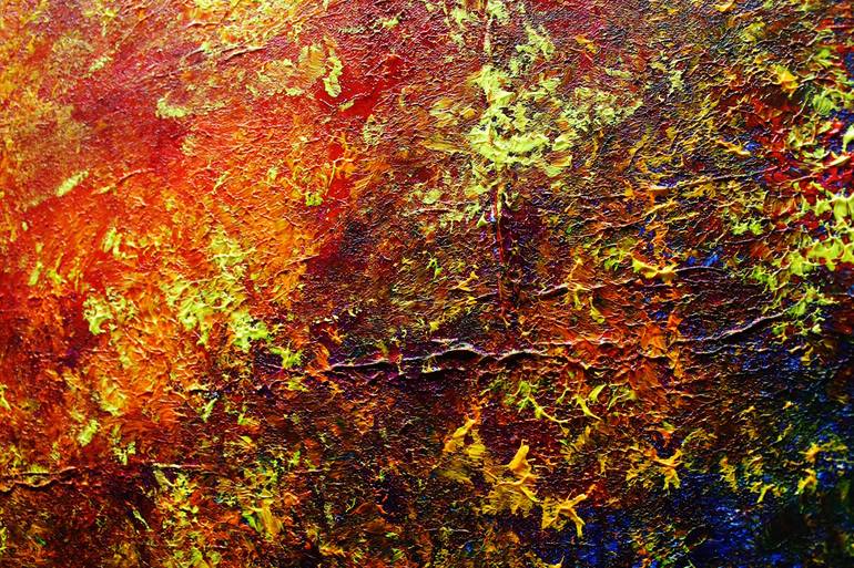 Original Abstract Painting by Artist Viorel