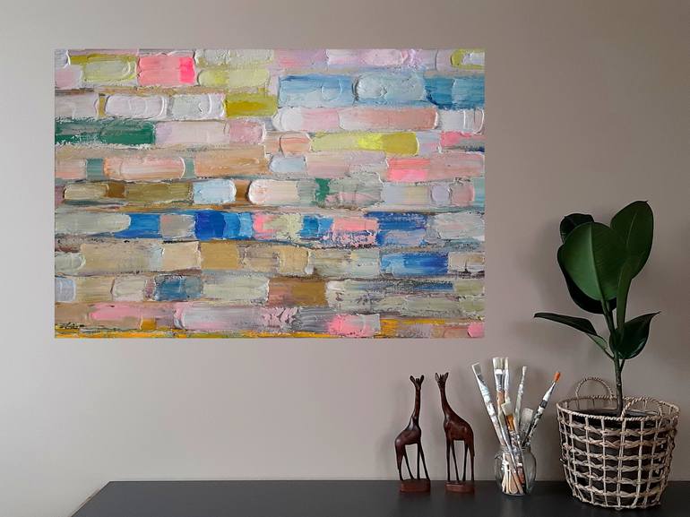 Original Modern Abstract Painting by Painter Coded