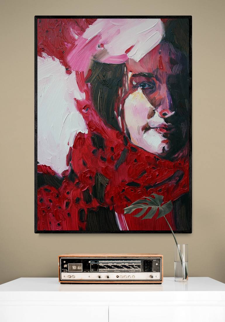 Original Contemporary People Painting by Lolita Pelegrime