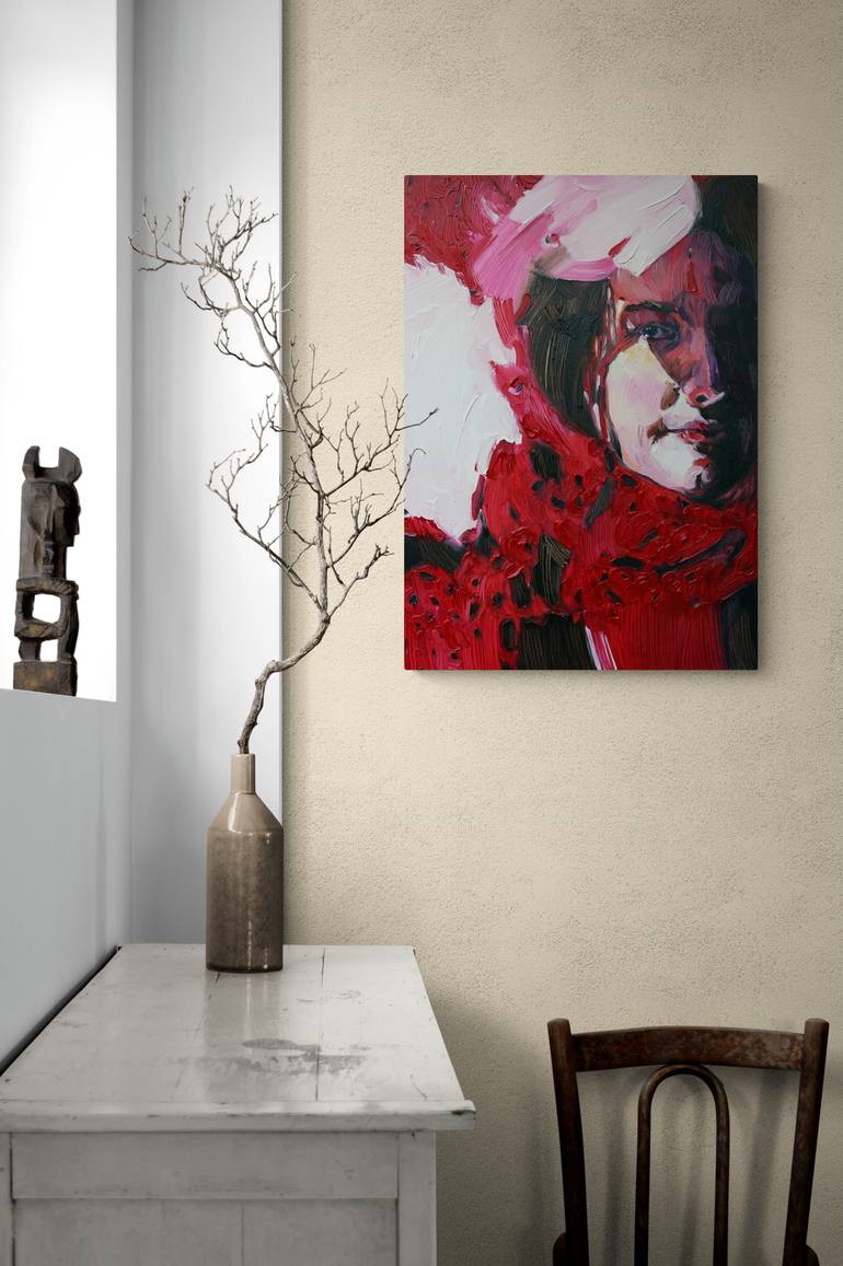 Original Contemporary People Painting by Lolita Pelegrime