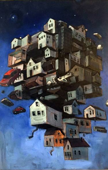 Original Conceptual Architecture Painting by Jeff McCreight