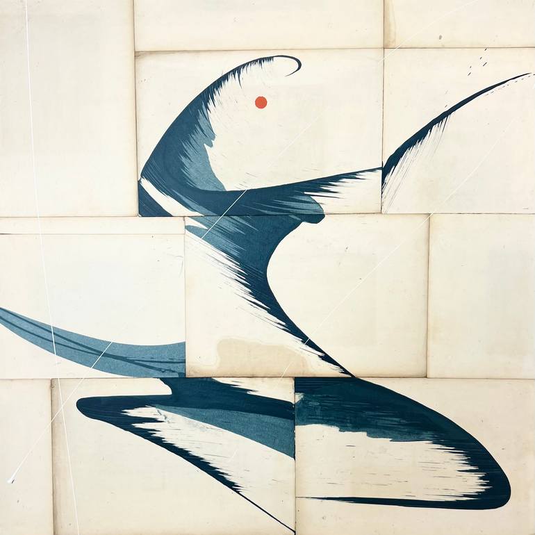 Original Contemporary Abstract Painting by Jane Skingley