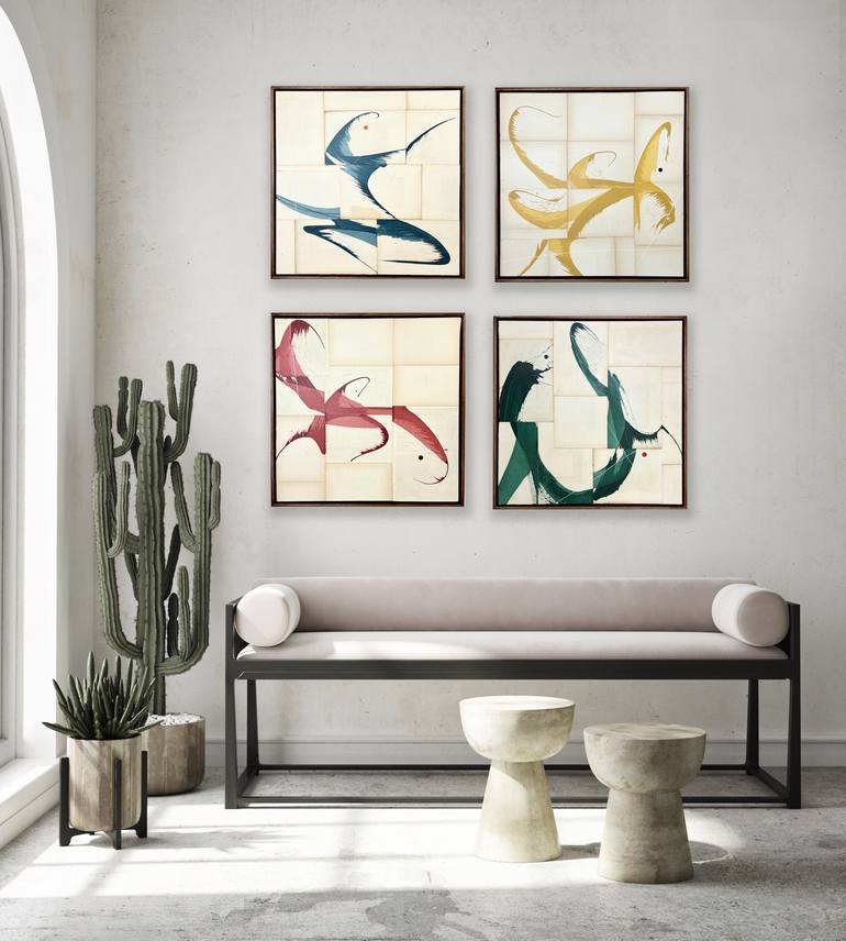 Original Contemporary Abstract Painting by Jane Skingley