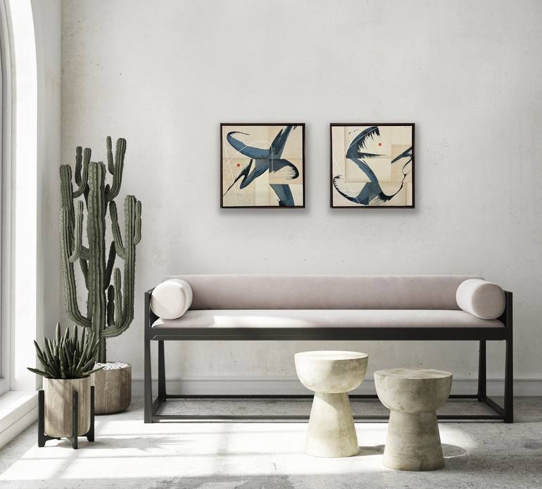 Original Contemporary Abstract Painting by Jane Skingley