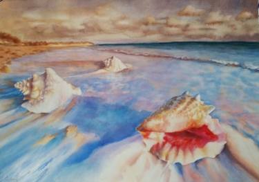 Original Figurative Beach Paintings by Galina N