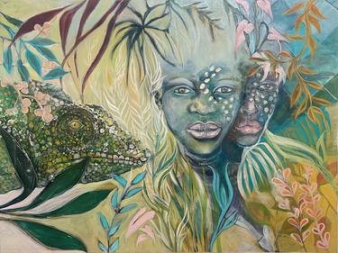 Print of Figurative Botanic Paintings by Niketa Fazal