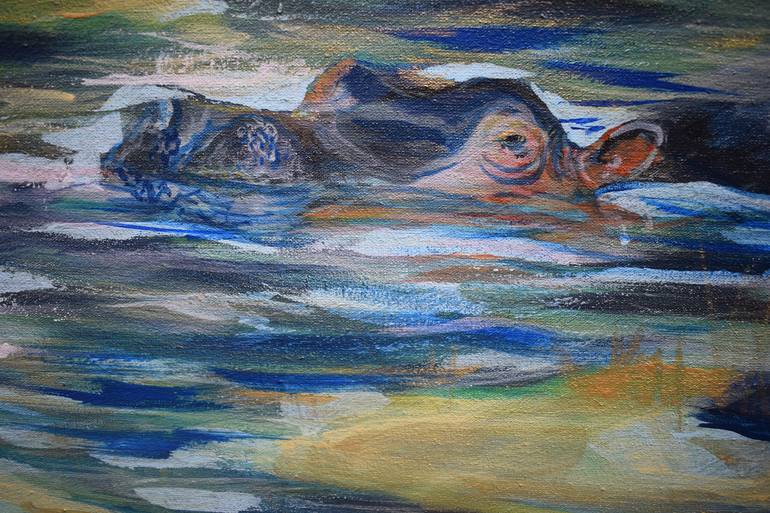 Original Contemporary realism Animal Painting by Niketa Fazal