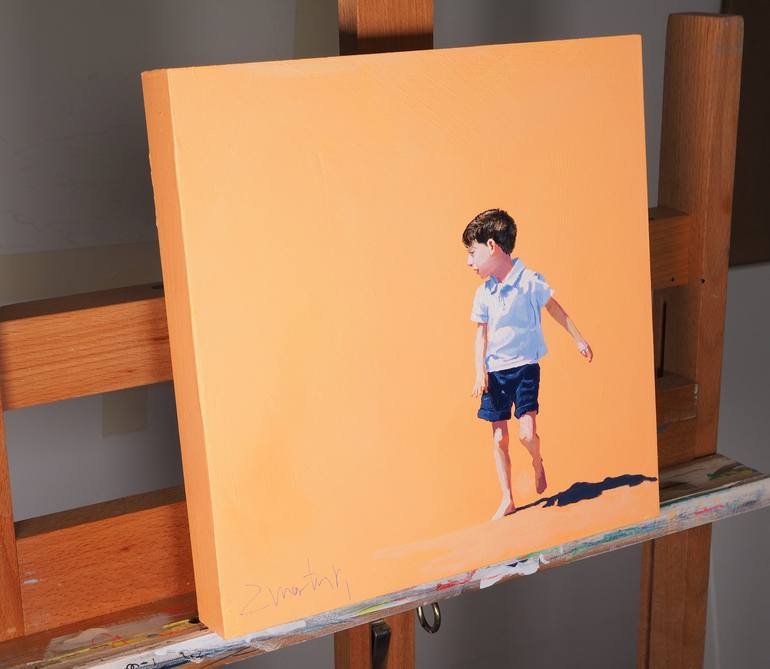 Original Kids Painting by Carlos Martín