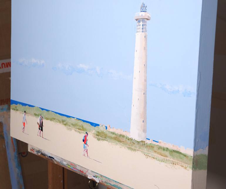 Original Beach Painting by Carlos Martín