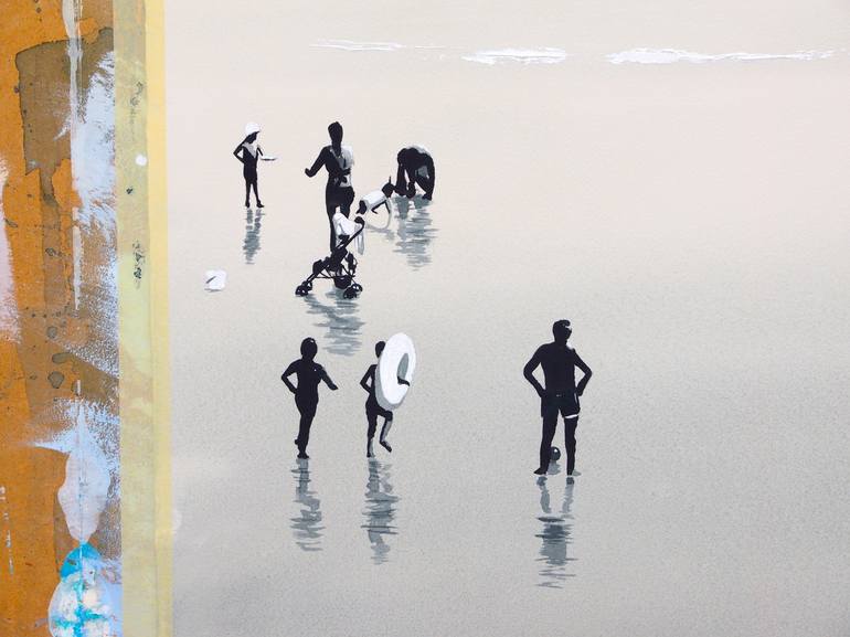 Original Contemporary Beach Painting by Carlos Martín