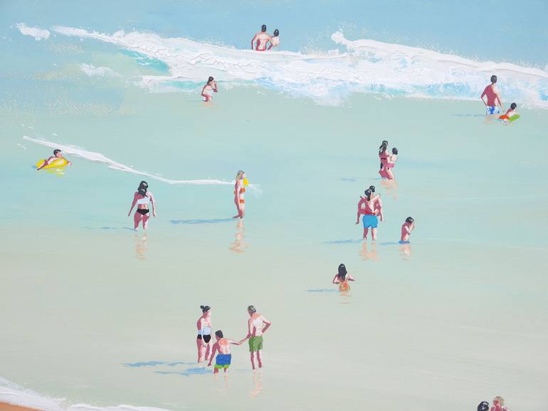 Original Beach Painting by Carlos Martín