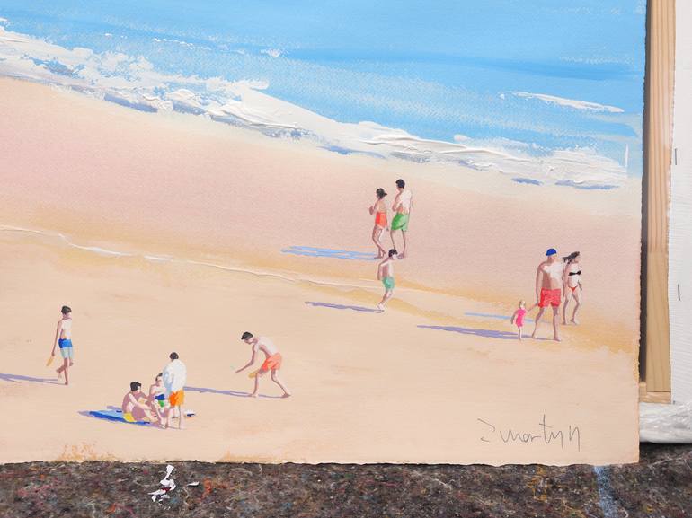 Original Contemporary Beach Painting by Carlos Martín