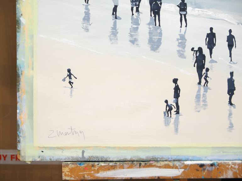 Original Beach Painting by Carlos Martín