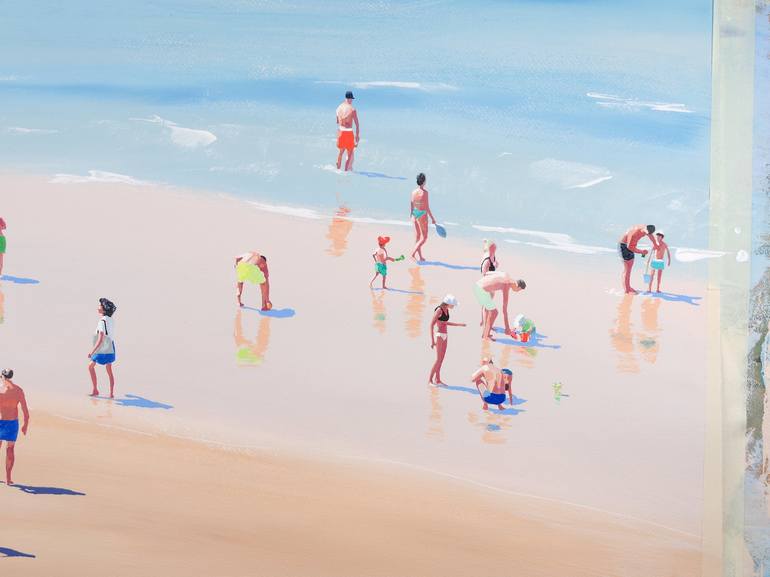 Original Beach Painting by Carlos Martín