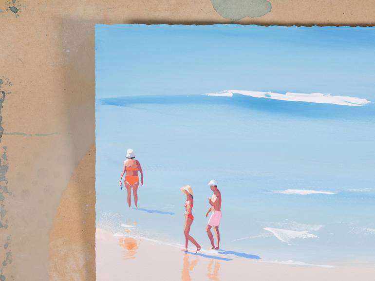 Original Beach Painting by Carlos Martín