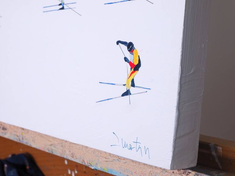 Original Figurative Sports Painting by Carlos Martín