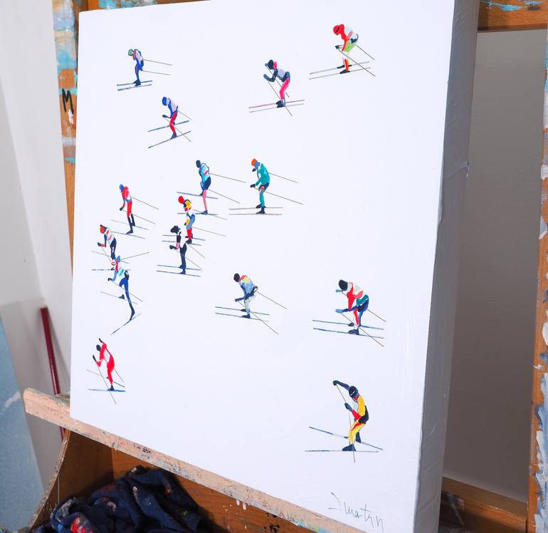 Original Figurative Sports Painting by Carlos Martín