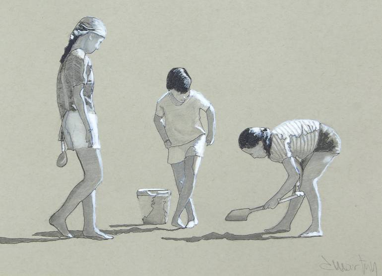 Original Figurative Kids Drawing by Carlos Martín