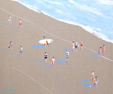 Original Contemporary Beach Paintings by Carlos Martín