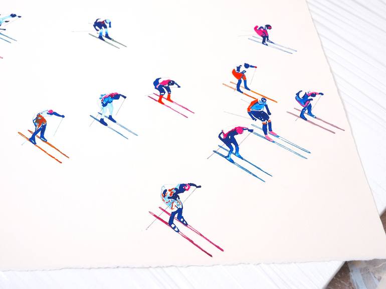 Original Sports Drawing by Carlos Martín