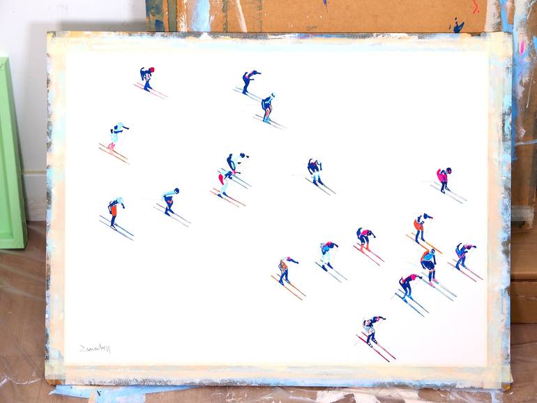 Original Sports Drawing by Carlos Martín