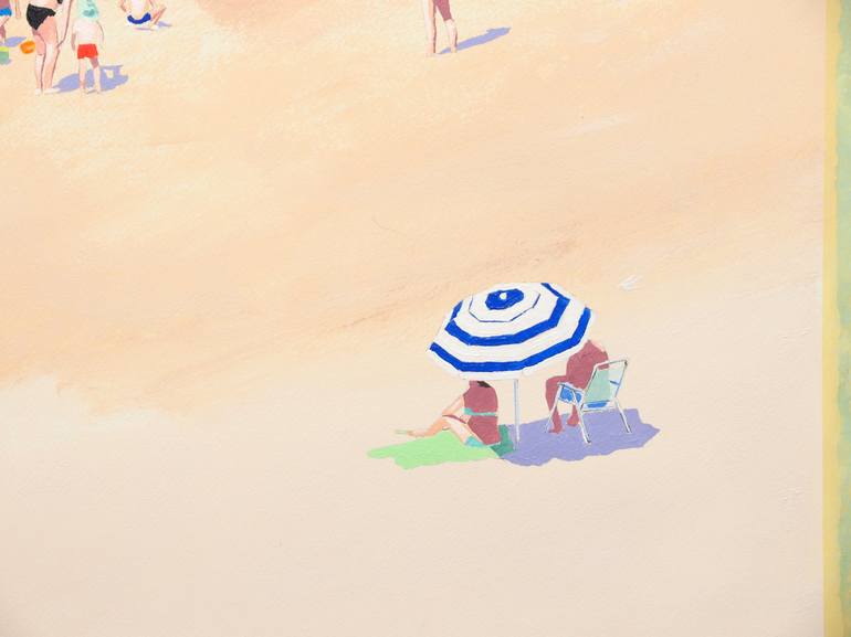 Original Contemporary Beach Painting by Carlos Martín