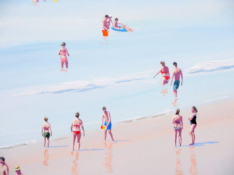 Original Beach Painting by Carlos Martín