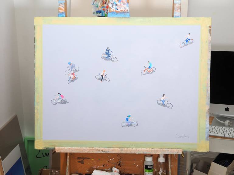 Original Contemporary Sports Painting by Carlos Martín