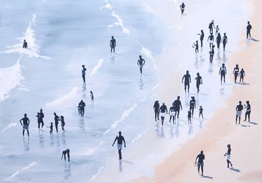 Original Beach Painting by Carlos Martín