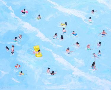 Original Figurative Beach Paintings by Carlos Martín