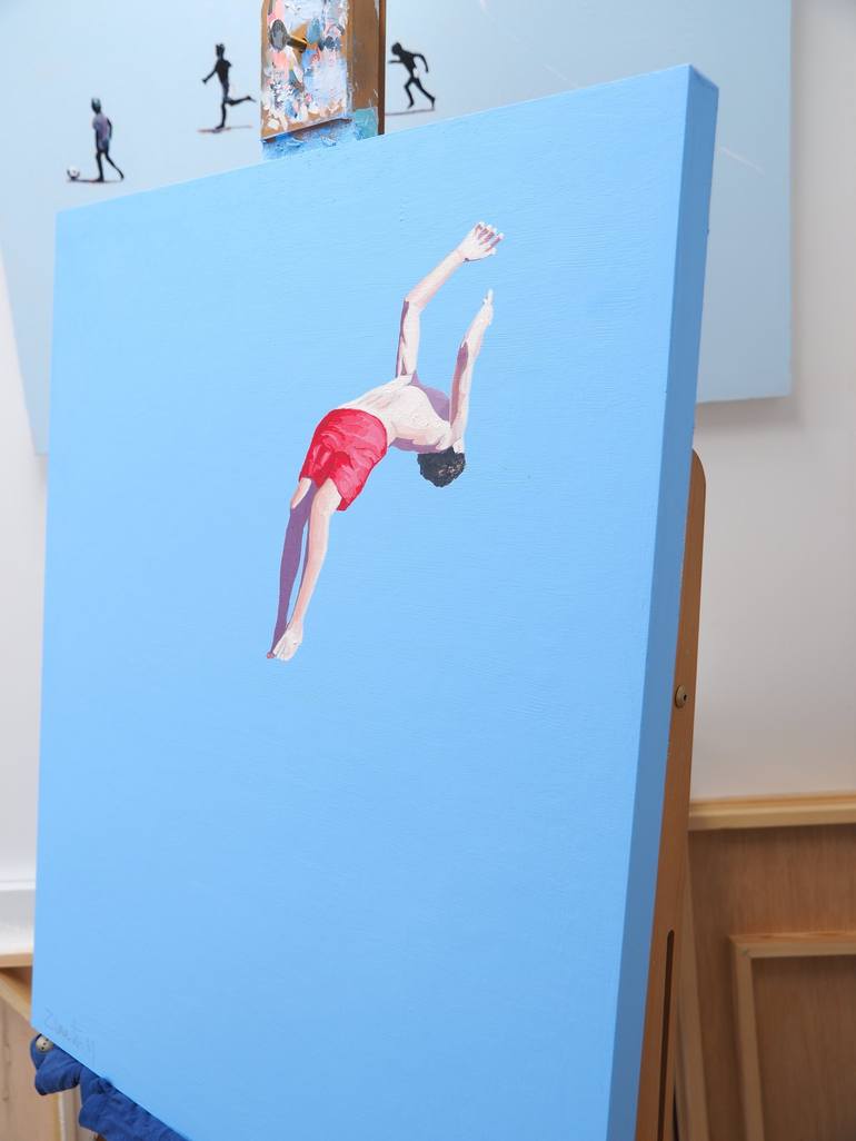 Original Figurative Children Painting by Carlos Martín
