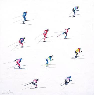 Original Contemporary Sports Paintings by Carlos Martín