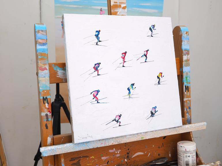 Original Contemporary Sports Painting by Carlos Martín