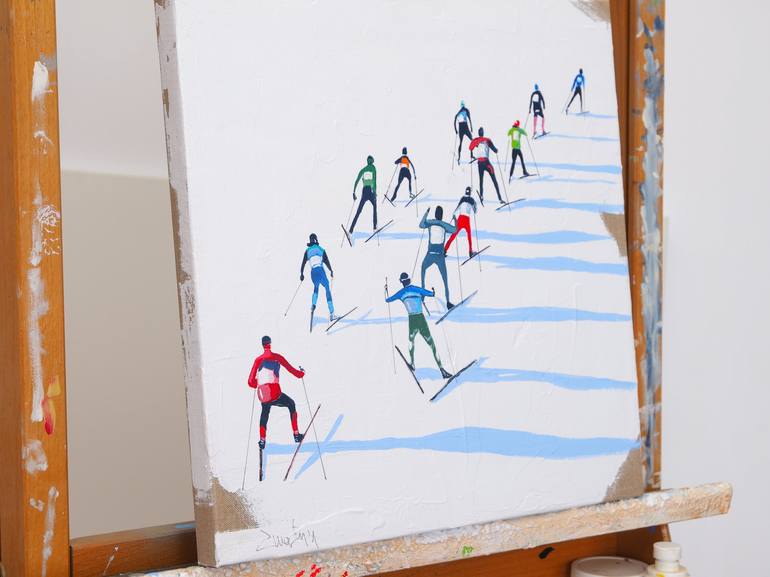 Original Contemporary Sports Painting by Carlos Martín