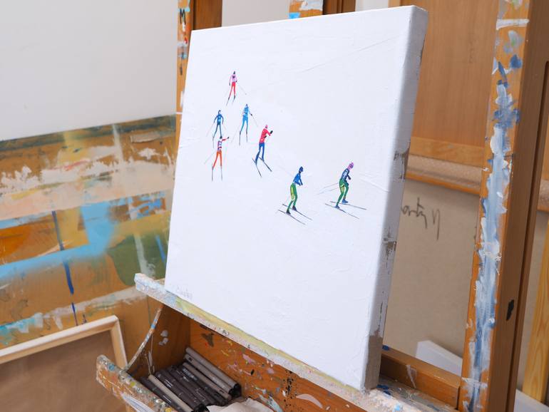 Original Contemporary Sports Painting by Carlos Martín