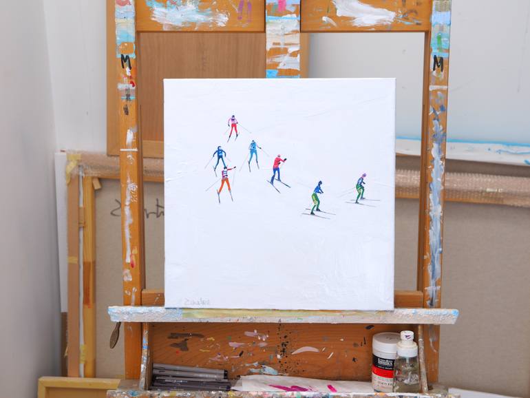 Original Contemporary Sports Painting by Carlos Martín