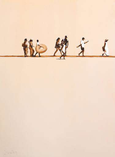 Original Contemporary Beach Paintings by Carlos Martín