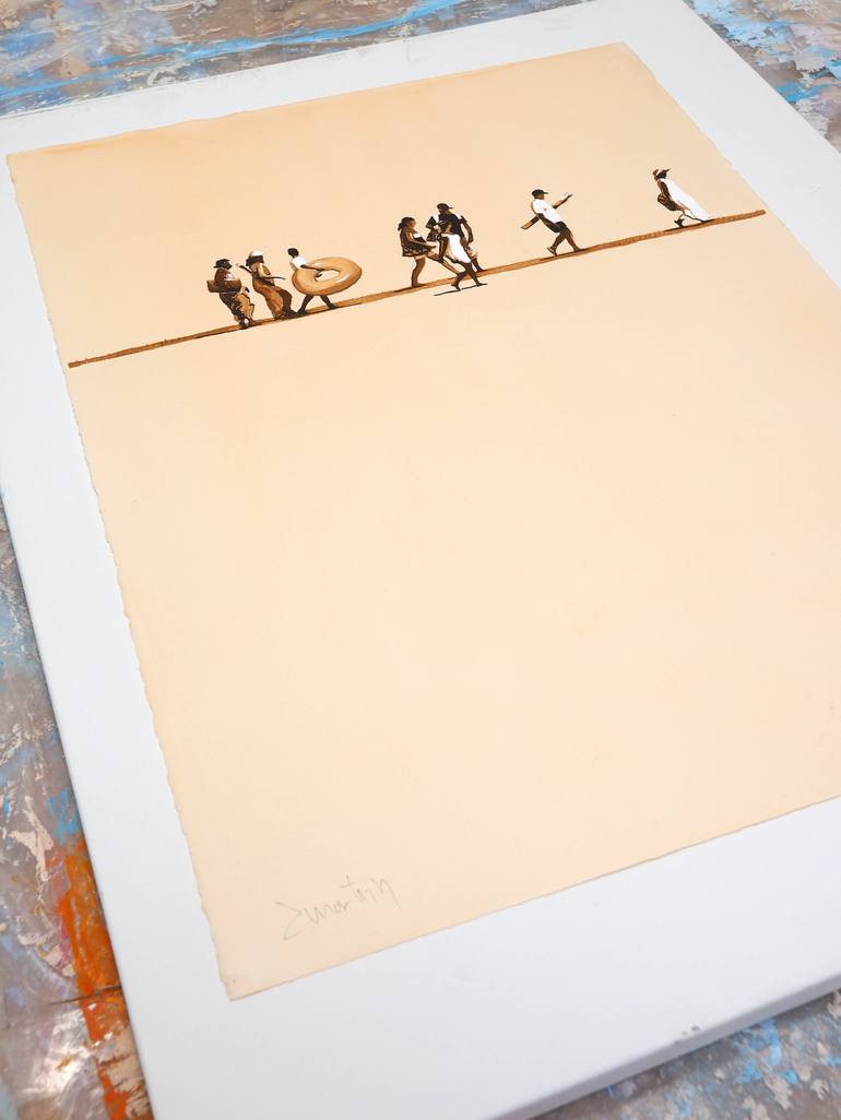 Original Contemporary Beach Painting by Carlos Martín