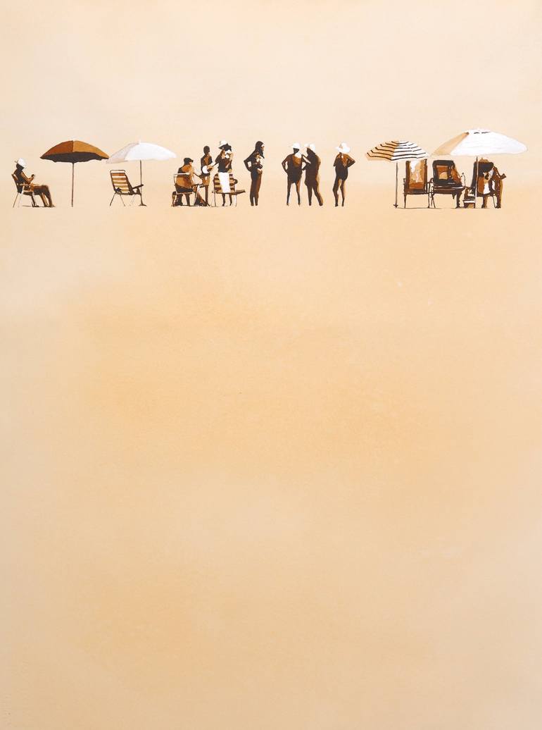 Original Contemporary Beach Paintings by Carlos Martín