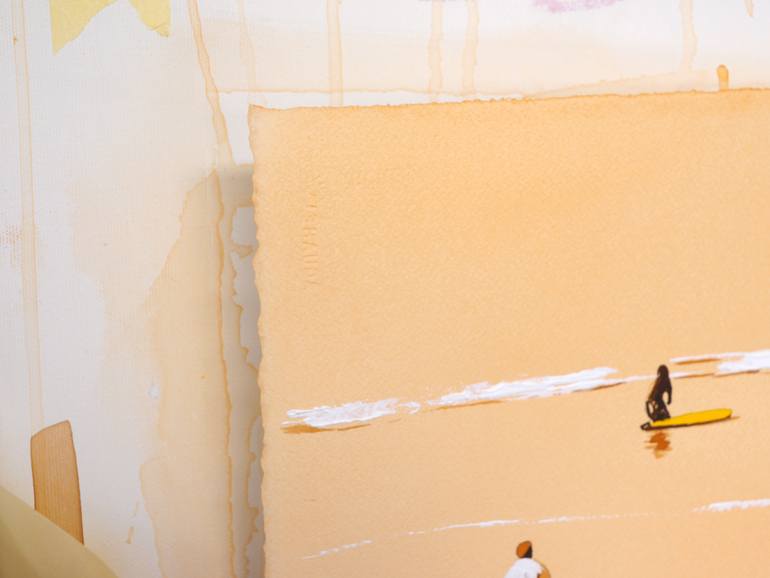 Original Contemporary Beach Painting by Carlos Martín