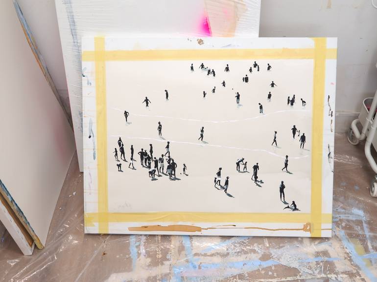 Original Contemporary Beach Painting by Carlos MartíN