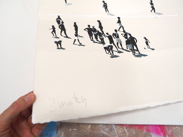 Original Contemporary Beach Painting by Carlos MartíN