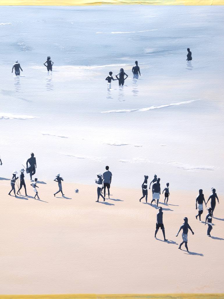 Original Contemporary Beach Painting by Carlos Martín
