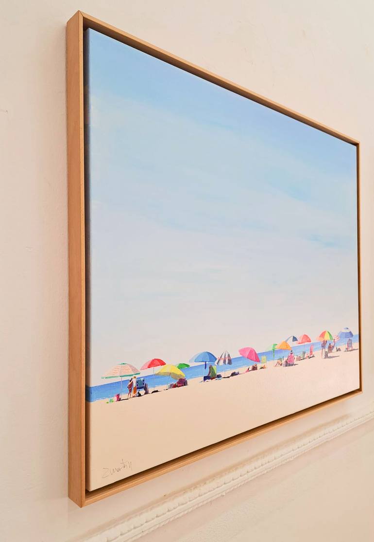 Original Contemporary Beach Painting by Carlos Martín