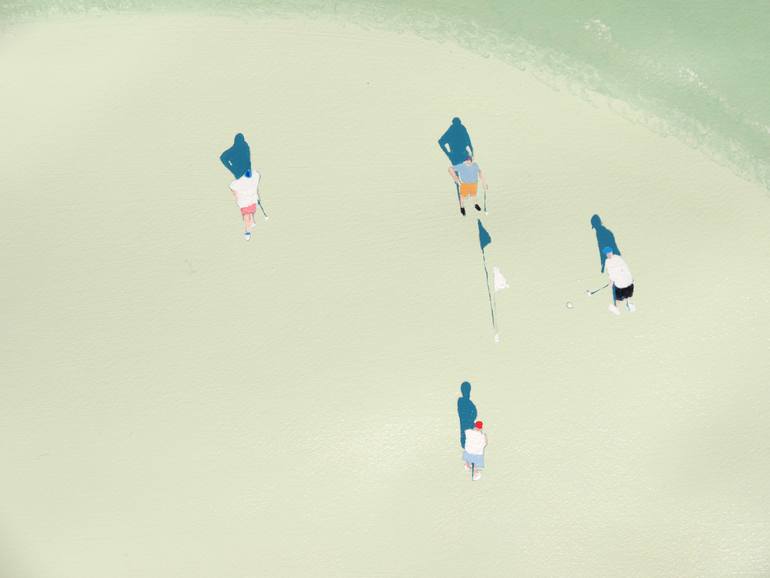 Original Minimalism Sports Painting by Carlos Martín